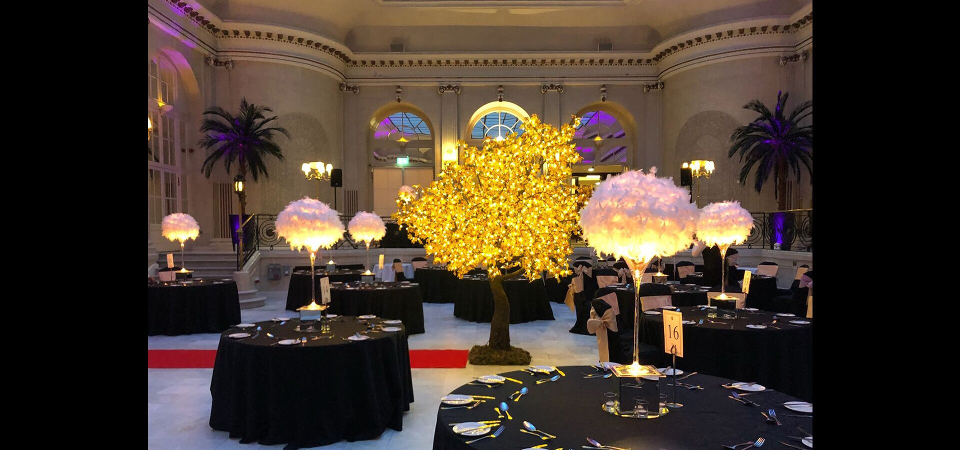 Lit Luster Tree LED Lit Tress | Designer Flowers - The floral design company | Designer ...